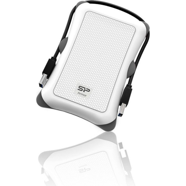 Dysk zewnętrzny Silicon Power Armor A30 2TB 2.5 USB 3.2 5400 obr/min White (SP020TBPHDA30S3W)