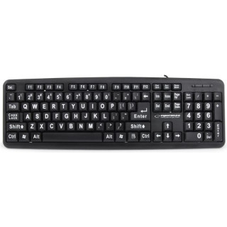 Klawiatura Esperanza Florida EK129 (USB 2.0; (US); kolor czarny)