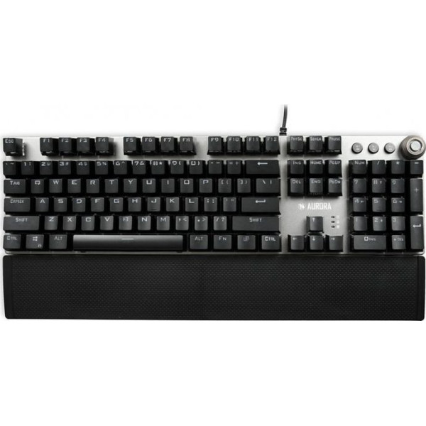 Klawiatura mechaniczna IBOX AURORA K-4 RGB IKGMK4 (USB; (US); kolor czarny)