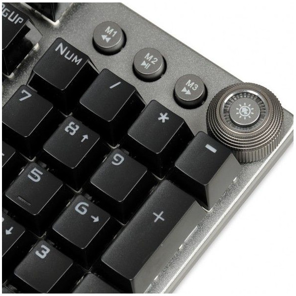 Klawiatura mechaniczna IBOX AURORA K-4 RGB IKGMK4 (USB; (US); kolor czarny)