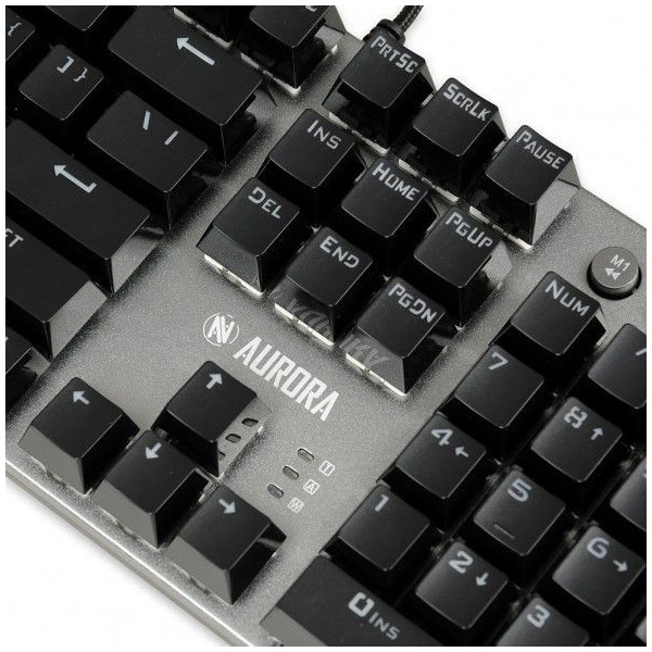 Klawiatura mechaniczna IBOX AURORA K-4 RGB IKGMK4 (USB; (US); kolor czarny)
