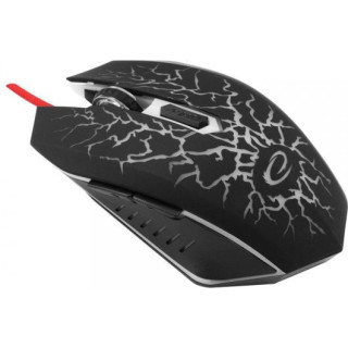 Mysz Esperanza Lightning EGM211R (optyczna; 2400 DPI; kolor czarny)