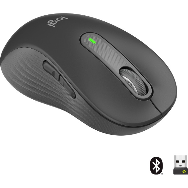 Mysz bezprzewodowa Logitech Signature M650 L dla leworęcznych grafitowa 910-006239