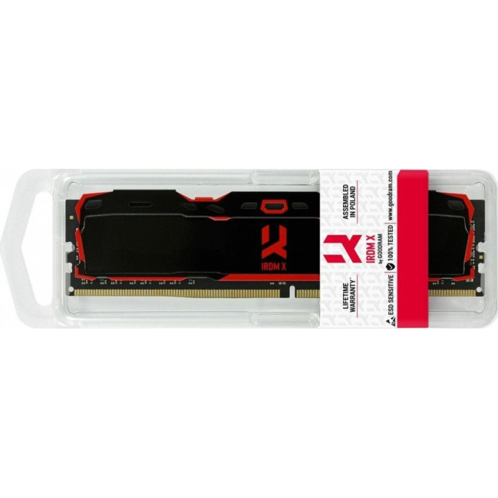 GOODRAM DDR4 8GB PC4-25600 (3200MHz) 16-20-20 IRDM X BLACK 1024x8
