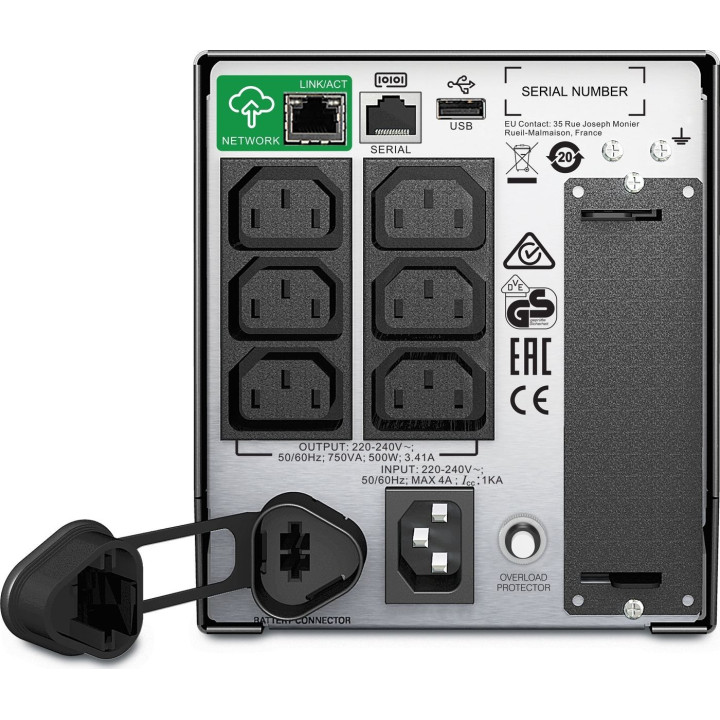 Zasilacz UPS APC SMT750IC (TWR; 750VA)