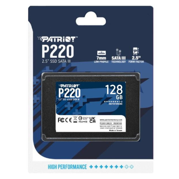SSD Patriot P220 128GB SATA3 2 5