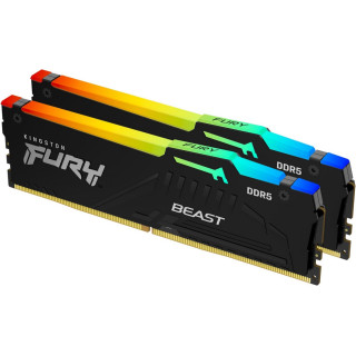 Kingston FURY DDR5 32GB (2x16GB) 5600MHz CL36 Beast Black RGB EXPO AMD