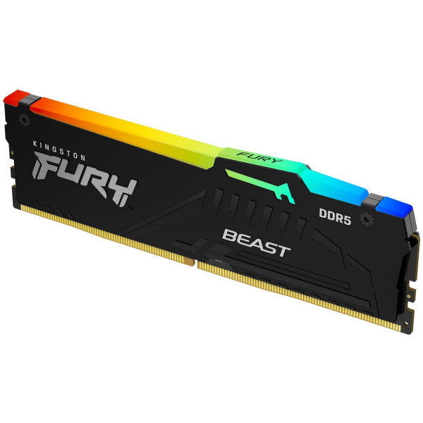 Kingston FURY DDR5 32GB (2x16GB) 5600MHz CL36 Beast Black RGB EXPO AMD