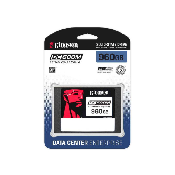 Dysk SSD Kingston DC600M 960GB SATA 2.5 SEDC600M/960G (DWPD 1)