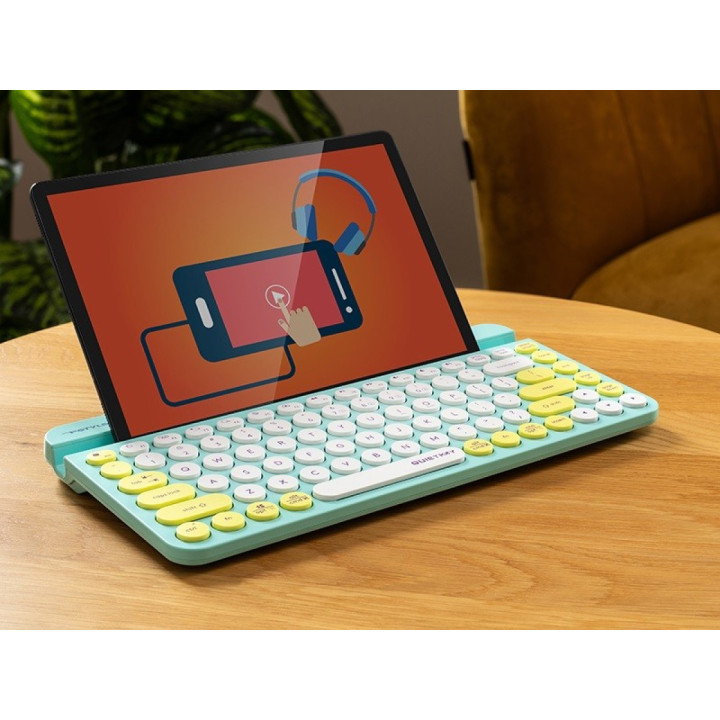 A4TECH KLAWIATURA BEZPRZEWODOWA FSTYLER FBK30 2.4GHZ + BT AVOCADO A4TKLA47188