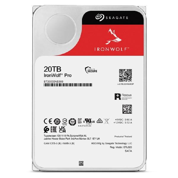Seagate IronWolf Pro ST20000NT001 20TB SATA