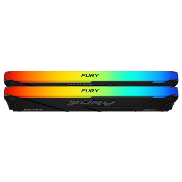 Pamięć - Kingston Fury Beast RGB 16GB [2x8GB 3200MHz DDR4 CL16 DIMM]