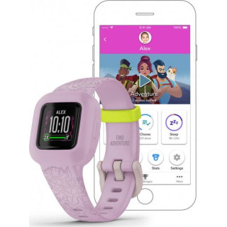 Garmin vivofit jr. 3 Różowe kwiaty - regulowana opaska
