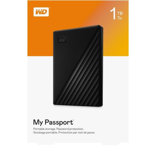 HDD WD MY PASSPORT 1TB WDBYVG0010BBK USB 3.0