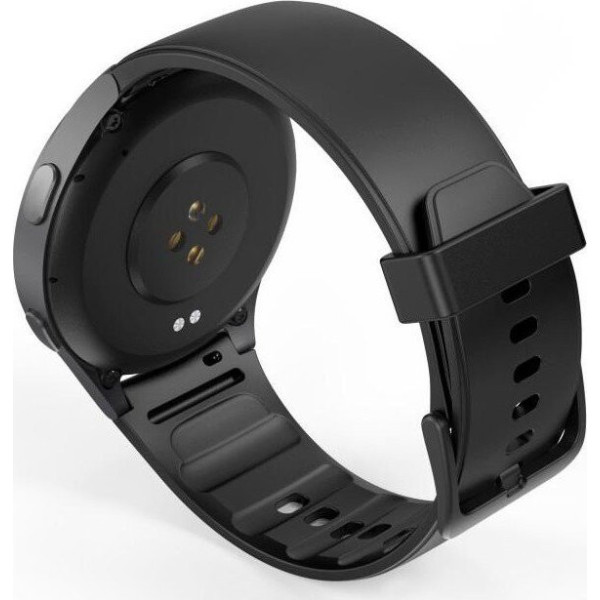 Hama Smartwatch 8900, GPS, AMOLED 1.43, czarna koperta, czarny pasek silikonowy