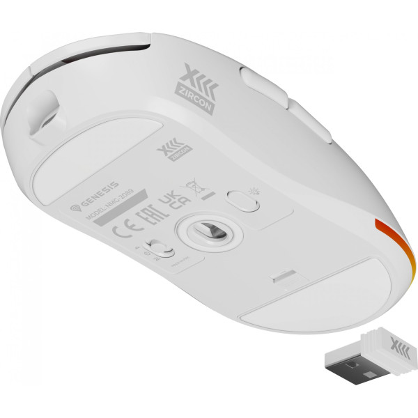 Genesis Zircon XIII Custom Wireless RGB biała