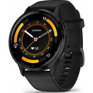 Garmin Venu 3 z czujnikiem tętna HRM Elevate Ox (grafitowa ramka / czarna koperta / czarny pasek)