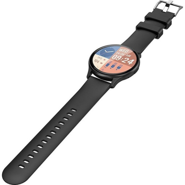 HOCO smartwatch / inteligentny zegarek Amoled Y15 smart sport (możliwość połączeń z zegarka) czarny