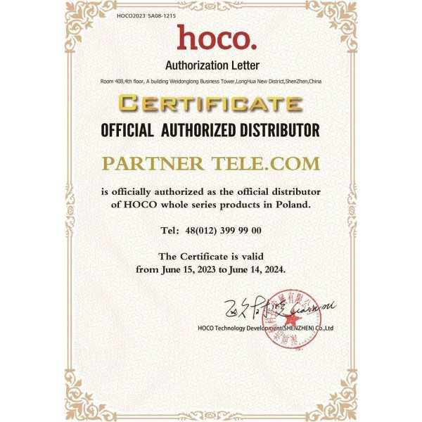 HOCO smartwatch / inteligentny zegarek Amoled Y15 smart sport (możliwość połączeń z zegarka) czarny