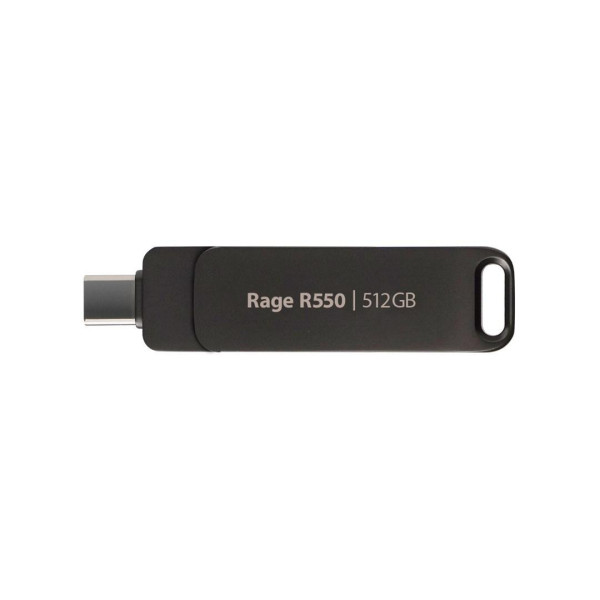 Patriot Rage R550 512GB Dual USB A+C  Alu  100MBs