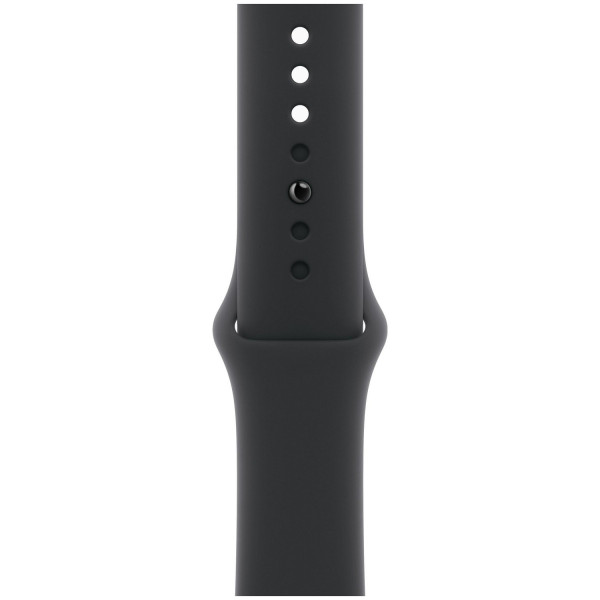 Apple Watch Series 10 GPS 46mm Jet Black Aluminium Case with Black Sport Band - M/L