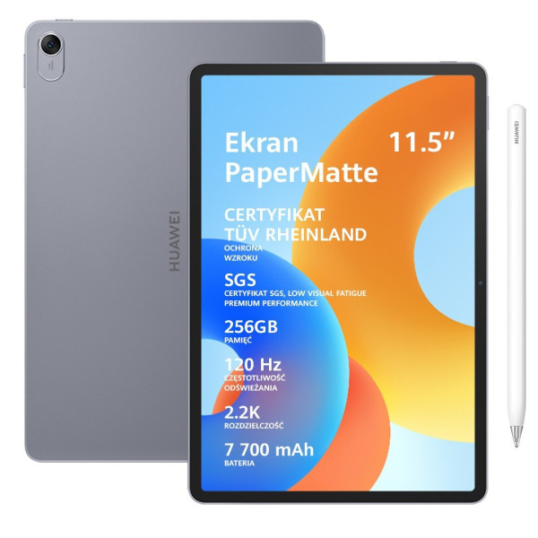 Tablet Huawei MatePad 11,5'' PaperMatte 8/256GB WiFi 2 Gen + rysik