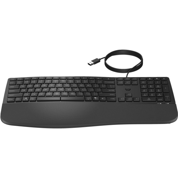 Klawiatura HP 480 Comfort Wired Keyboard przewodowa czarna 8T6M1AA