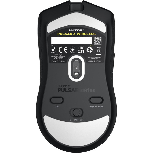 Mysz dla graczy Hator Pulsar 3 Wireless czarna