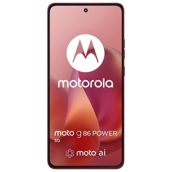 Smartfon Motorola moto g86 Power 5G PB8X0035PL Dimensity 7300 6,67'' 120Hz 12GB 256GB 5G DS And15 czerwony