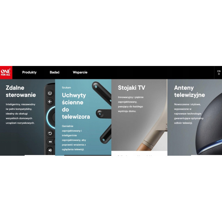 Uchwyt uchylny, ścienny One For All WM2621, TV o przekątnej ekranu 32''-90''