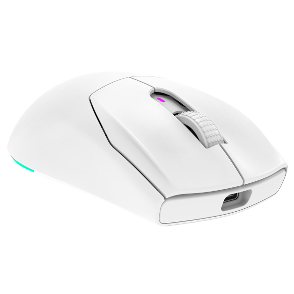 Rampage Prote M5 Pro mysz bezprzewodowa 26000 DPI RGB LED 1K Hz biała