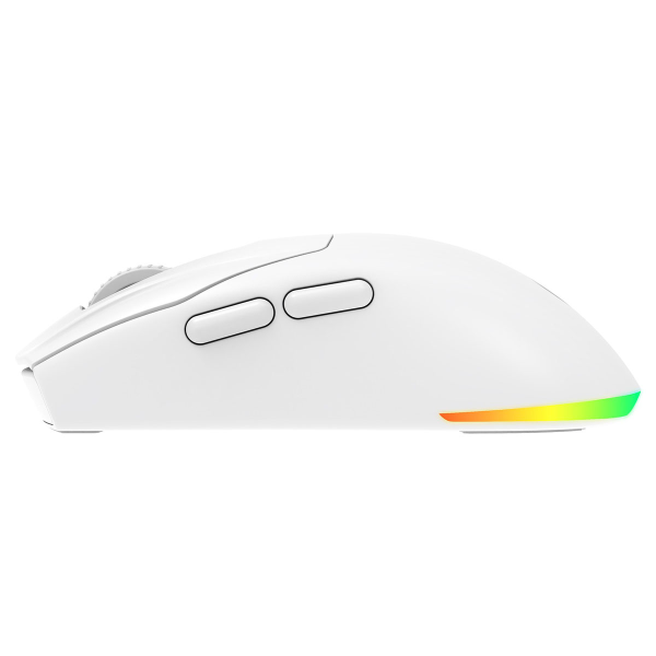 Rampage Prote M5 Pro mysz bezprzewodowa 26000 DPI RGB LED 1K Hz biała