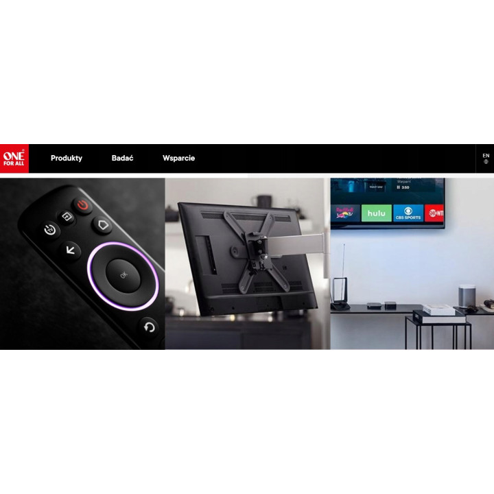 Uchwyt uchylny, ścienny One For All WM2621, TV o przekątnej ekranu 32''-90''