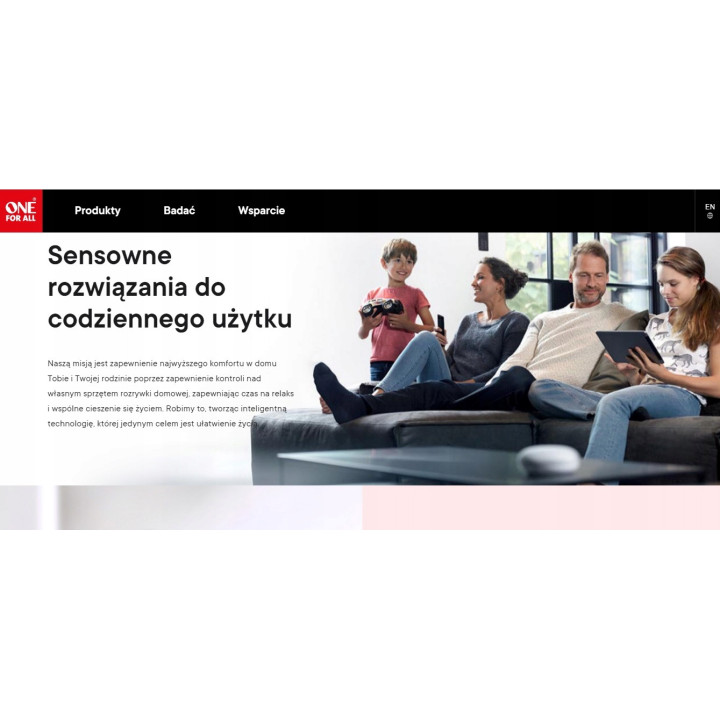 Uchwyt uchylny, ścienny One For All WM2621, TV o przekątnej ekranu 32''-90''