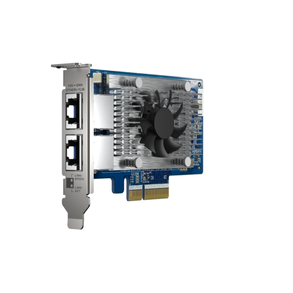 QNAP QXG-10G2T-X710 | 2-portowa karta rozszerzeń 10GbE Base-T dla QNAP/PC