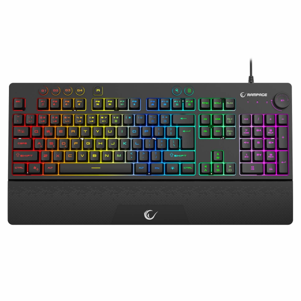 Rampage Simula RGB czarna