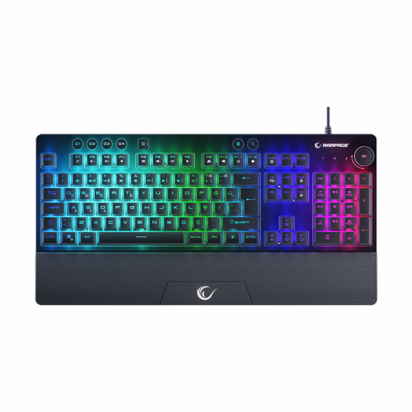 Rampage Simula RGB czarna