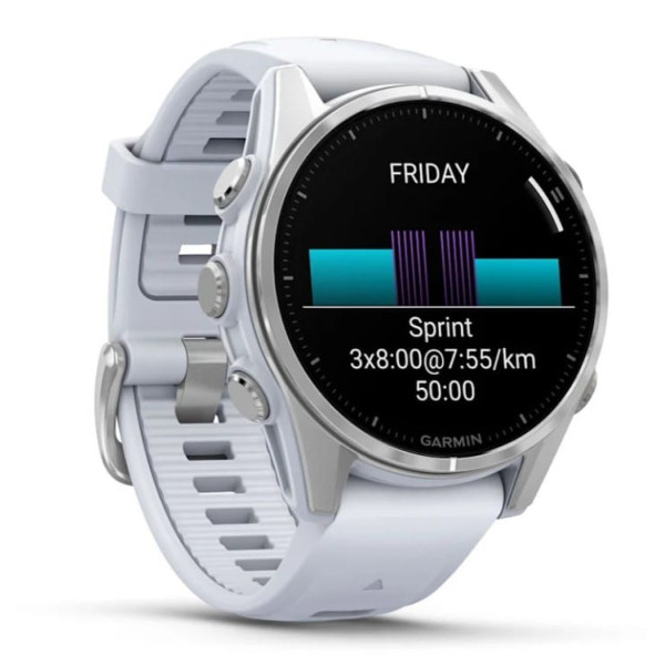 Garmin Fenix 8 AMOLED 43mm Srebrny