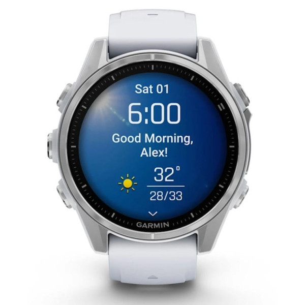 Garmin Fenix 8 AMOLED 43mm Srebrny