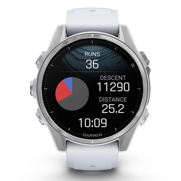 Garmin Fenix 8 AMOLED 43mm Srebrny