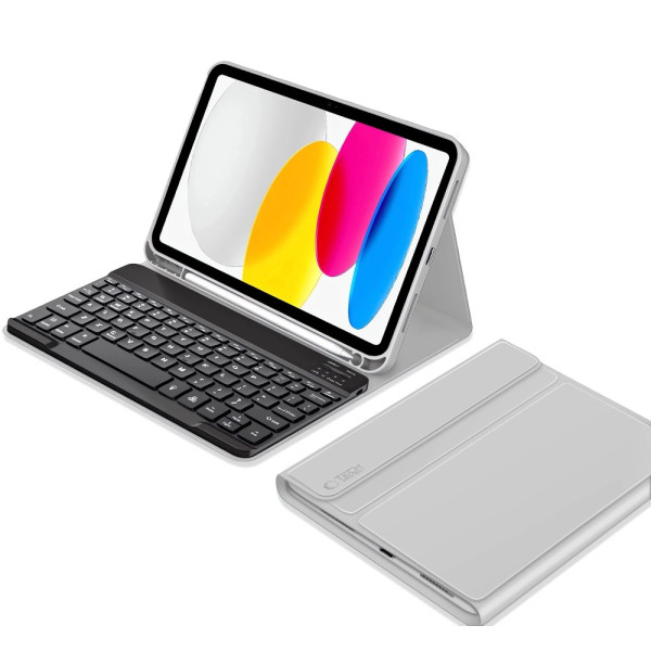 Tech-Protect SC Pen + Keyboard do iPad 10.9” 10 / 2022 / 11” 11 / 2025 szary