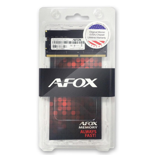 AFOX SO-DIMM DDR4 8GB 2400MHZ AFSD48EK1P
