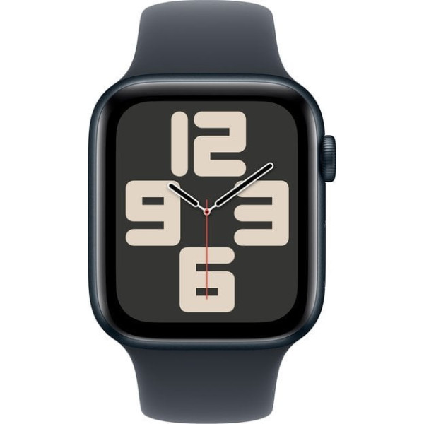 Apple Watch SE GPS + Cellular, koperta 44 mm z aluminium w kolorze północy, pasek sportowy w kolorze północy - rozmiar M/L