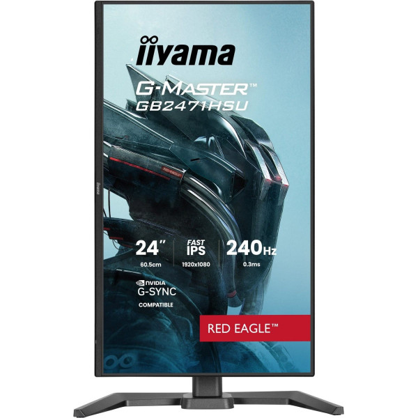iiyama G-Master GB2471HSU-B1 Red Eagle - 240Hz | Full HD | Fast IPS | 23.8''