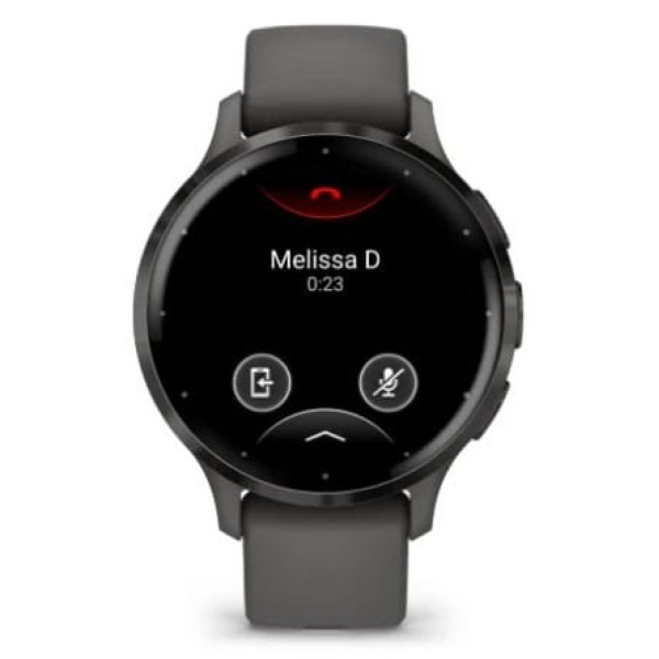 Garmin Venu 3S z czujnikiem tętna HRM Elevate Ox (grafitowa ramka / kamiennoszara koperta / kamiennoszary pasek)