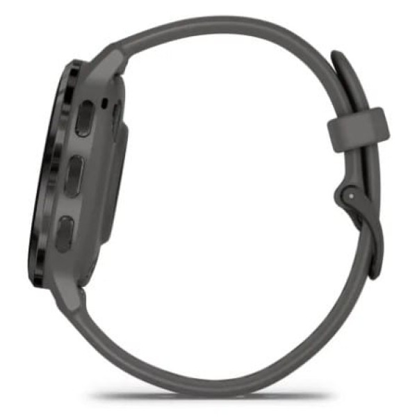 Garmin Venu 3S z czujnikiem tętna HRM Elevate Ox (grafitowa ramka / kamiennoszara koperta / kamiennoszary pasek)