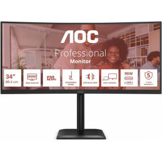 AOC CU34E4CV - 120Hz | UWQHD | VA | 34''