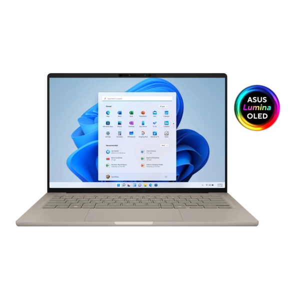 Laptop ASUS Zenbook A14 UX3407QA-QD289W Snapdragon X X1-26-100 14" OLED FHD+ 0,2ms 16GB 512SSD W11
