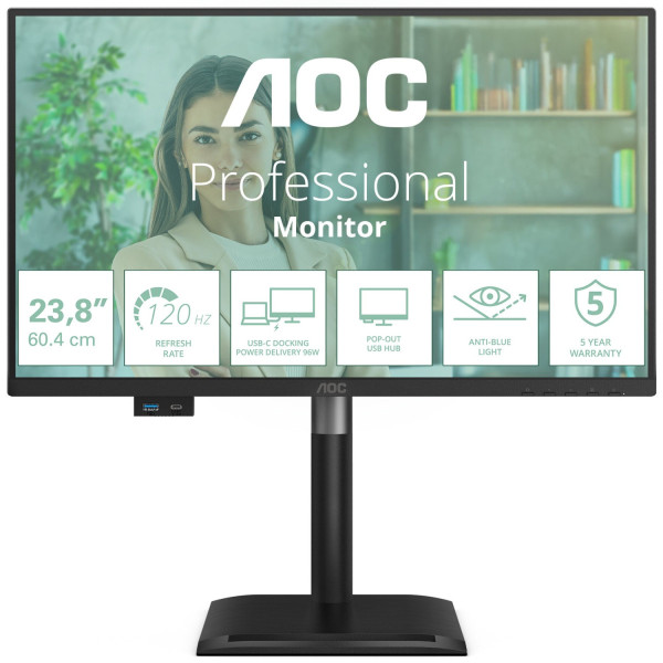 AOC 24P4CV - 120Hz | Full HD | IPS | 23.8'' | USB-C PD96W