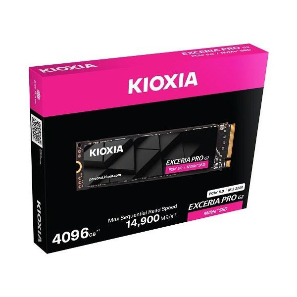 SSD KIOXIA EXCERIA PRO G2 NVMe M.2 2280 4TB